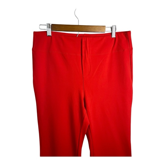 Halara Flex High Waisted Slight Flare Work Pants in Valiant Poppy XL (Petite) - Picture 7 of 11